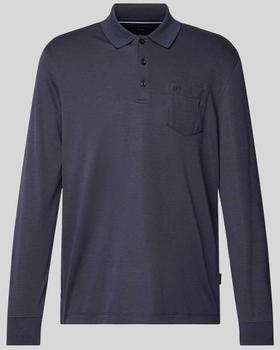 Bugatti Poloshirt Brusttasche marine
