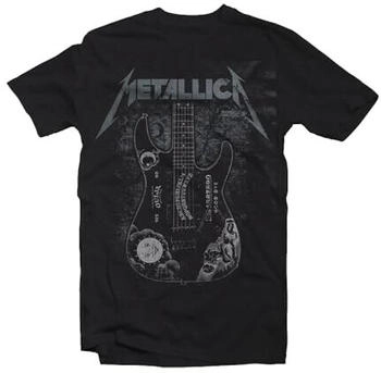 Metallica Hammett Ouija Guitar T-Shirt schwarz offiziell