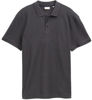 Tom Tailor Jersey Poloshirt aus Baumwolle (1045708) tarmac grey