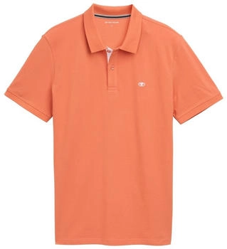 Tom Tailor Poloshirt Piqué Poloshirt aus Baumwolle brick orange (1031006)