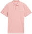 Poloshirt mit Logo Stickerei hazy coral two tone: Tom Tailor Piqué Poloshirt mit Stretch (1045629)