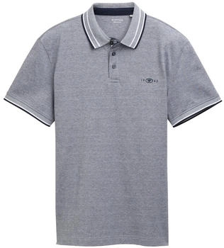 Tom Tailor Piqué Poloshirt mit Stretch (1045629) navy white two tone pique