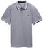 navy white two tone pique: Tom Tailor Piqué Poloshirt mit Stretch (1045629)
