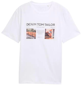 Tom Tailor Denim T-Shirt mit Foto-Print White (1045039)