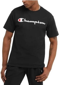 Champion Classic Tee C Script T-Shirt schwarz