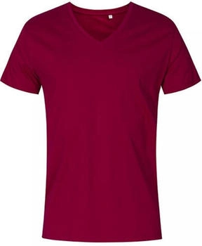 Promodoro V-Ausschnitt T-Shirt Plus himbeere