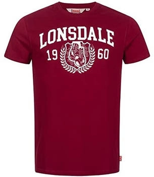 Lonsdale STAXIGOE T-Shirt oxblood weiß
