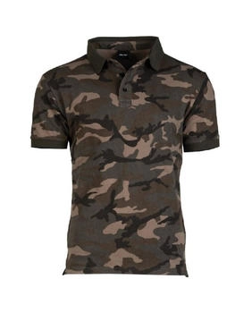 Mil Tec Prewash Polohemd Woodland