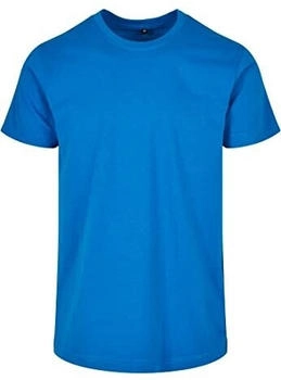 Build Your Brand BB010-Basic Round Neck T-Shirt cobalt blue
