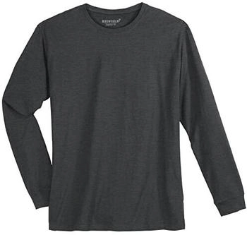 Redfield Langarmshirt anthrazit melange
