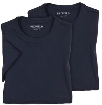 Redfield Doppelpack T-Shirts Übergröße schwarz Dave
