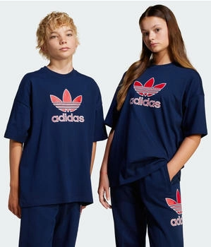Adidas Oversize Trefoil T-Shirt Night Indigo (JC9117)