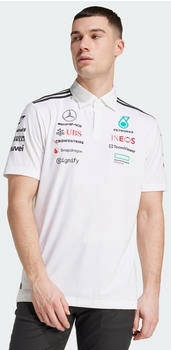 Adidas MERCEDES - AMG PETRONAS FORMULA ONE TEAM POLOSHIRT White Melange / Black (JW0586)