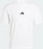 Adidas Essentials Small Logo Single Jersey T-Shirt White / Black (JF1092)