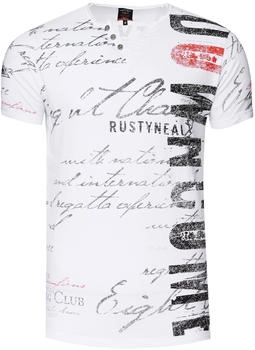 Rusty Neal T-Shirt rot schwarz weiß