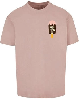 Merchcode Summer Icecream Heavy Oversize Tee duskrose