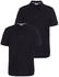 Eastwind Double Pack Polo navy weiß Kurzarm Baumwolle