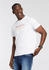 Delmao T-Shirt Kurzarm bedruckt Rundhals 100% Baumwolle weiß