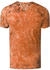 Rusty Neal T-Shirt im coolen Used-Look-Design orange