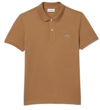 Lacoste Slim Fit Poloshirt Kurzarm braun