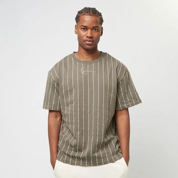 Karl Kani Small Signature Essential Pinstripe Tee braun