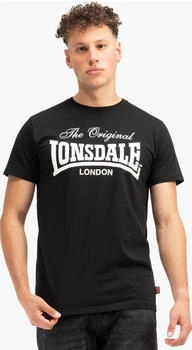 Lonsdale Colsbrooke Kurzarm-T-Shirt schwarz