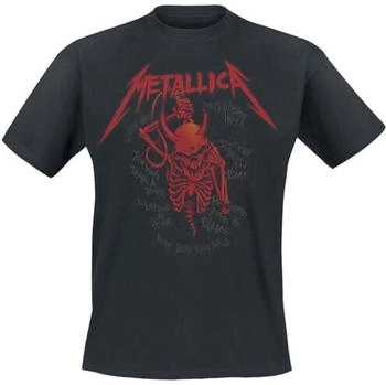 Metallica T-Shirt Skull Screaming red schwarz