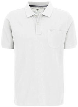 Fynch-Hatton Klassisches Poloshirt Supima-Baumwolle weiß