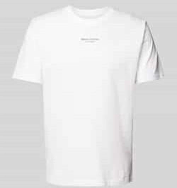 Marc O'Polo Regular Fit T-Shirt reine Baumwolle weiss