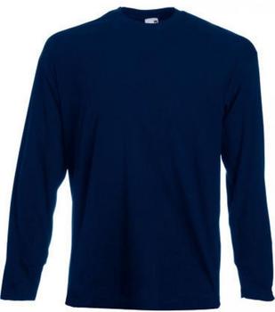 Fruit of the Loom Langarmshirt dunkelblau