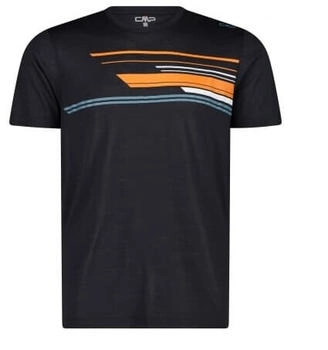 CMP T-Shirt 32T7177-21UR anthrazit weiß
