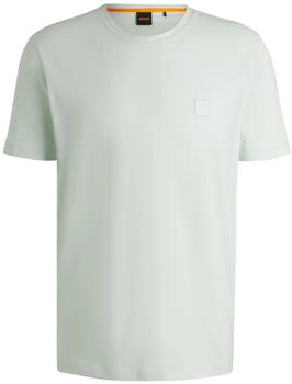 Hugo Boss T-Shirt aus Baumwoll-Jersey mit Logo-Aufnäher - Style Tales 50508584 Hellblau Hugo Boss T-Shirt aus Baumwoll-Jersey mit Logo-Aufnäher - Style Tales 50508584 Hellblau