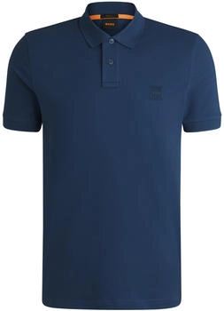 Hugo Boss Slim-Fit Poloshirt aus Stretch-Baumwolle mit Logo-Aufnäher - Style Passenger 50507803 Dunkelblau Hugo Boss Slim-Fit Poloshirt aus Stretch-Baumwolle mit Logo-Aufnäher - Style Passenger 50507803 Dunkelblau