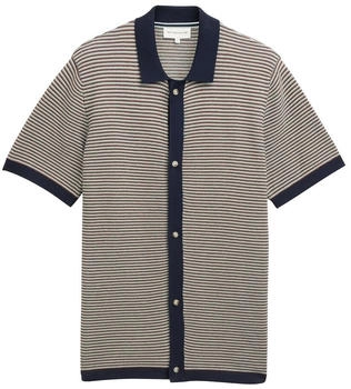 Tom Tailor Strick-Poloshirt aus Baumwolle small multicolor structure (1046322_37782)