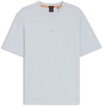 Hugo Boss Relaxed-Fit T-Shirt aus Stretch-Baumwolle mit Logo-Print - Style TChup 50473278 Hellgrau Hugo Boss Relaxed-Fit T-Shirt aus Stretch-Baumwolle mit Logo-Print - Style TChup 50473278 Hellgrau