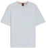 Relaxed-Fit T-Shirt aus Stretch-Baumwolle mit Logo-Print - Style TChup 50473278 Hellgrau