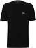 Hugo Boss Regular-Fit T-Shirt aus Stretch-Baumwolle mit Kontrast-Logo - Style Tee V 50506347 Schwarz