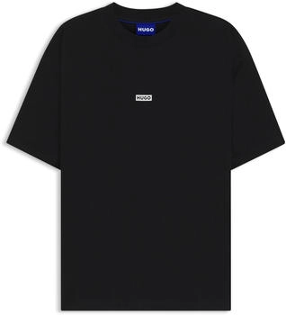 HUGO T-Shirt aus Baumwoll-Jersey mit Logo-Story der neuen Saison - Style Nalono 50509776 Schwarz