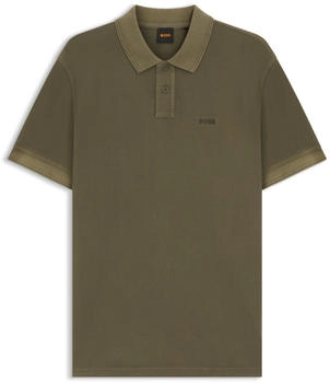 Hugo Boss Poloshirt aus Baumwoll-Piqu&eacute; mit Logo-Print - Style Prime 50507813 Khaki