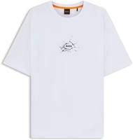 BOSS ORANGE T-Shirt "Te voyage" mit coolem Logo-Druck