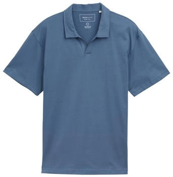 Tom Tailor Denim Relaxed Fit Jersey Poloshirt aus Baumwolle mystical blue (1046290_36985)