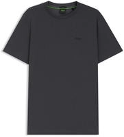 BOSS GREEN Rundhalsshirt "Tee" mit gummiertem Kontrast-Logo