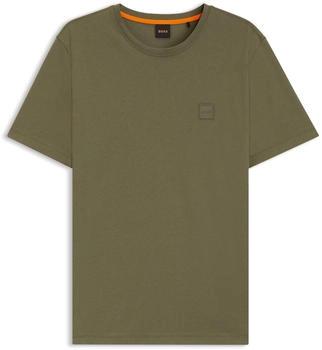 Hugo Boss T-Shirt aus Baumwoll-Jersey mit Logo-Aufnäher - Style Tales 50508584 Grün Hugo Boss T-Shirt aus Baumwoll-Jersey mit Logo-Aufnäher - Style Tales 50508584 Grün