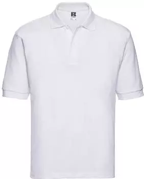 Russell Polo Mischgewebe weiß