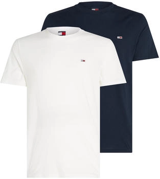 Tommy Hilfiger TJM XSLIM 2PACK Jersey Tee EXT dark night navy ecru