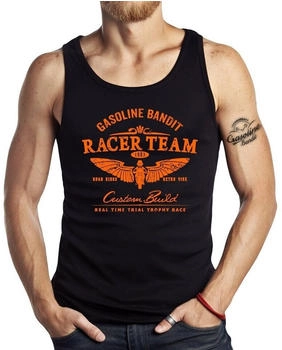 Gasoline Bandit Rod Biker Tank-Top Racer-Team orange