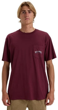 Billabong Stacked Arch Pkt Kurzarm-t-shirt lila purple