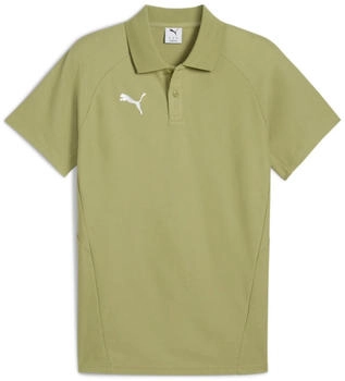 Puma teamEvostripe Poloshirt calming green puma silver puma white