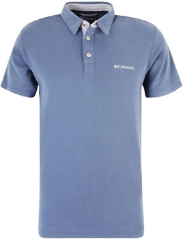 Columbia Nelson Point Polokragen Shirt 478 blau schwarz
