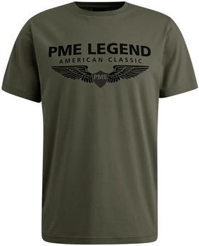 PME Legend T-Shirt khaki orange schwarz